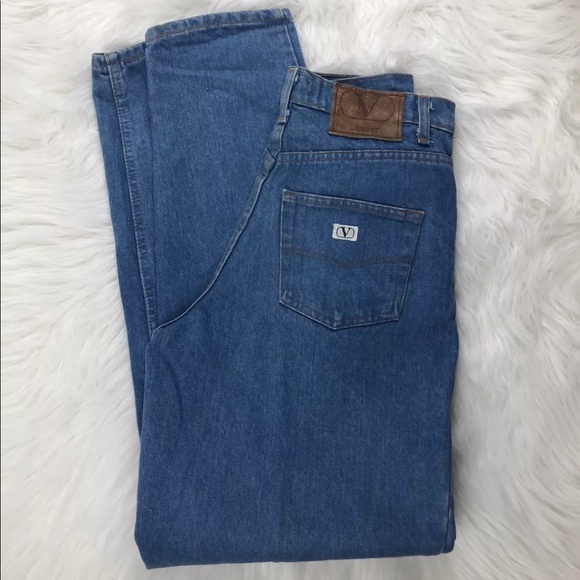Valentino Denim - Valentino Vintage High Rise Straight Leg Jeans